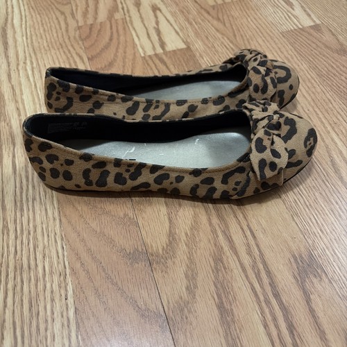 Leopard print sueded - leopard, ballet
